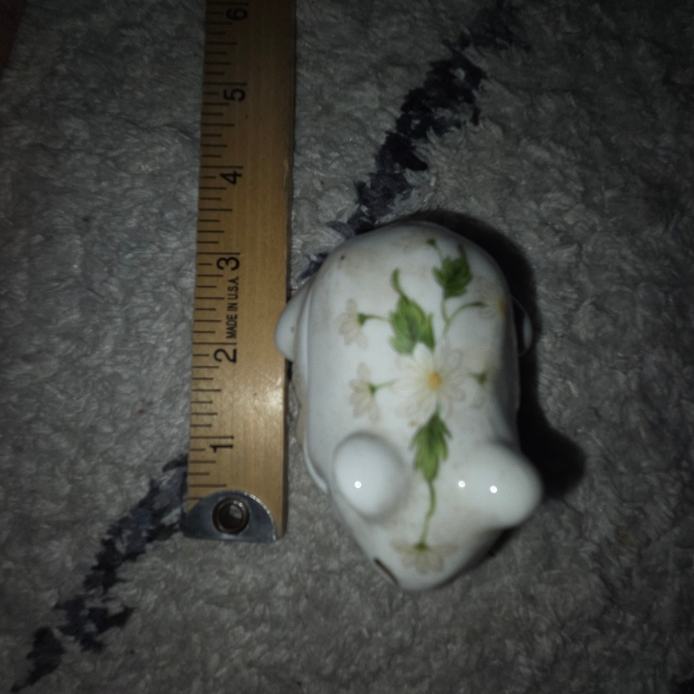 Frog Trinket‎ Box Ceramic Floral Decor Cottagecore Jewelry Holder made in Japan - Picture 9 of 9